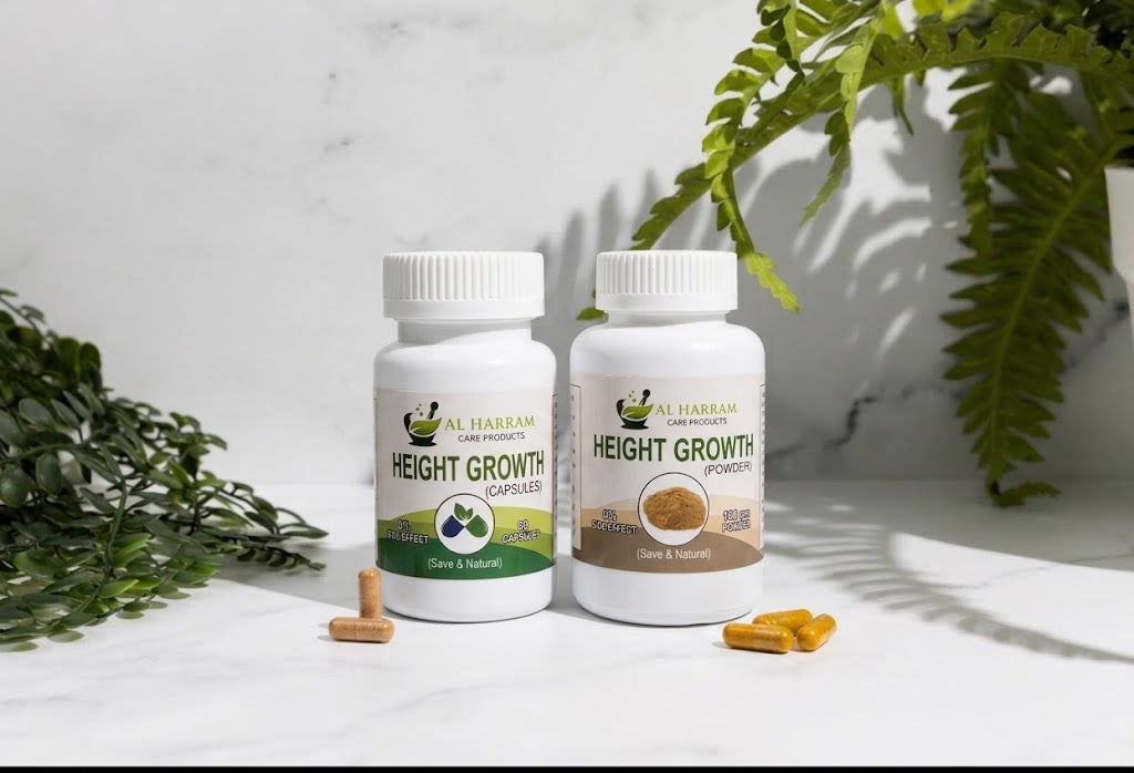 Al Harram Height Growth Combo – Powder + Capsules